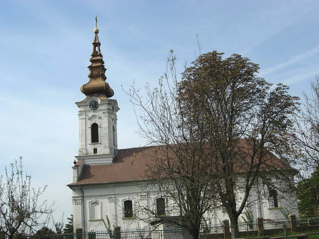 The Orthodox church in Dobrica.