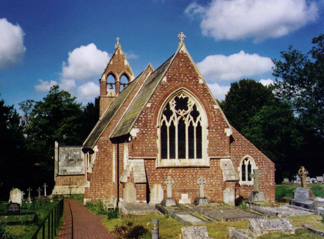 Holy Ascension parish church, Hyde, Hampshire, seen from the east
