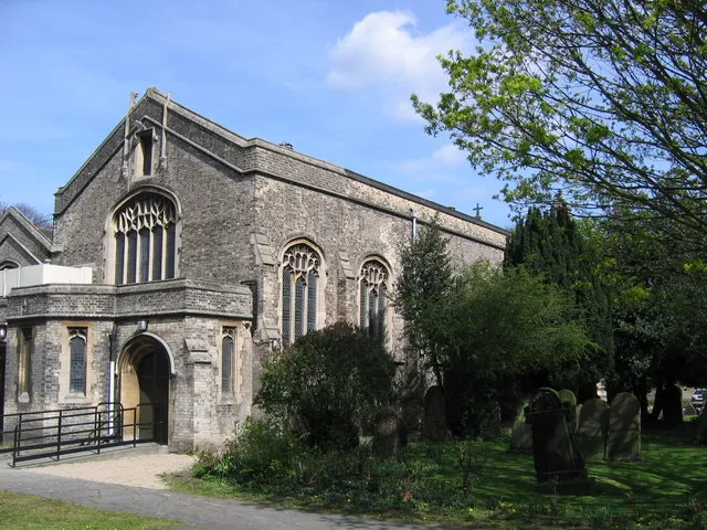 St John's parish church, Clough Road, Newland, Hull, East Riding of Yorkshire, England.Seen from the southwest.