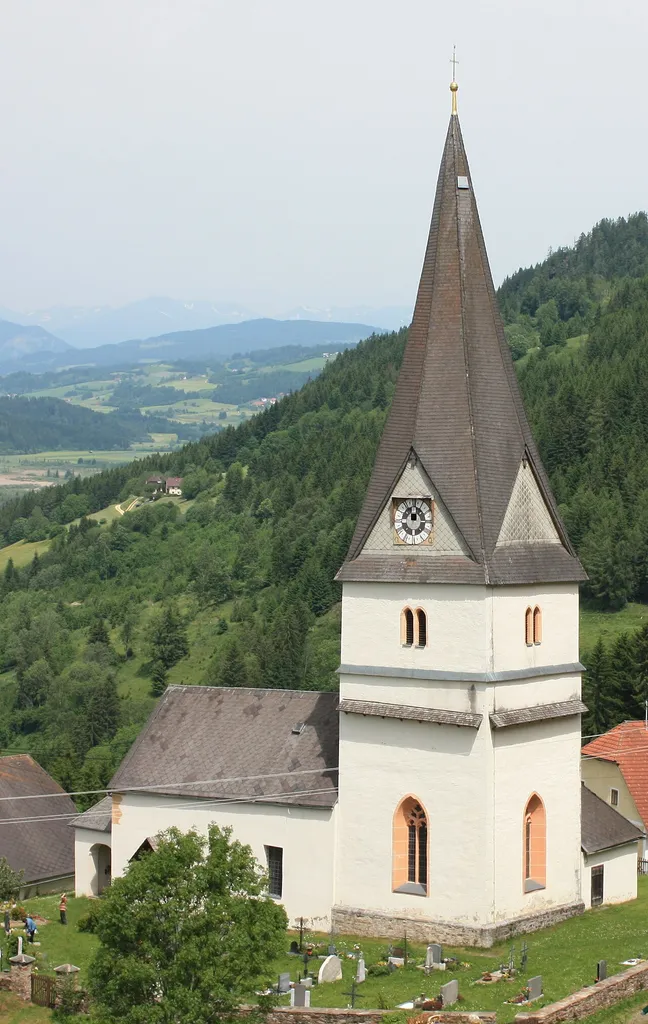 Parish-church of St Martin am Silberberg in the community of Hüttenberg