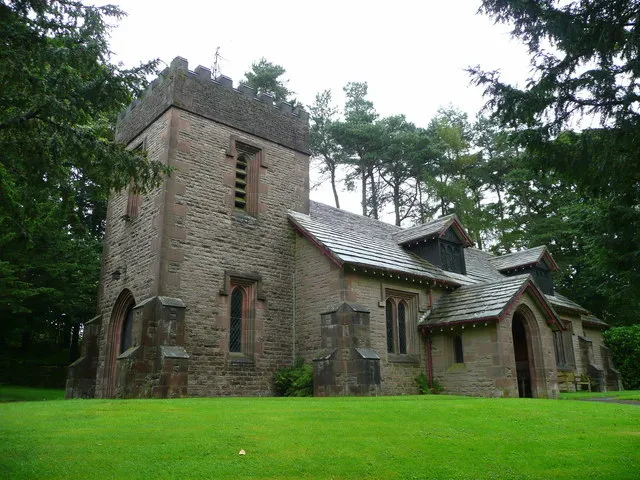 St Saviour's parish church, Wildboarclough, Cheshire, seen from the southwest