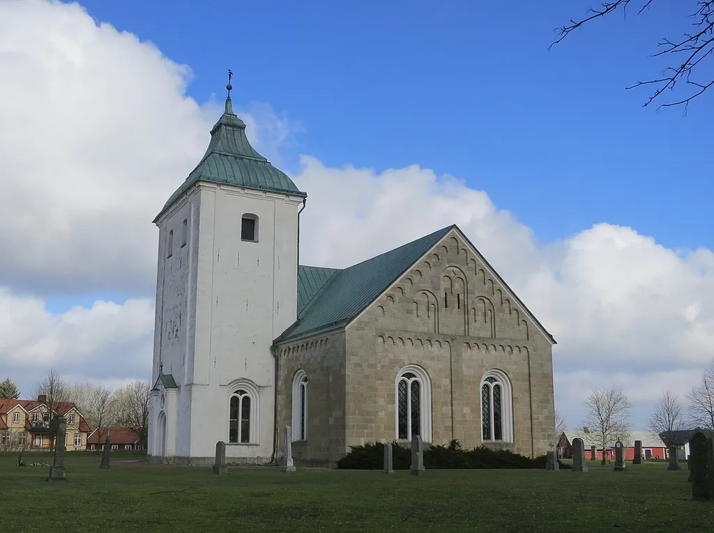 Vinslövs kyrka i februari 2015