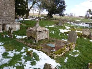 Unidentified monument in the churchyard approximately 4.5m south of chancel to Church of St Bartholomew