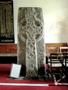 Cross Slab in Llowes Church
