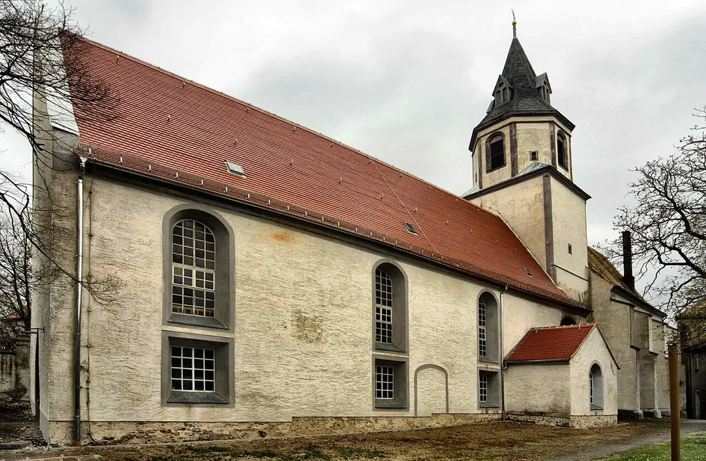 Kirche des ehemaligen Servitenkloster in Mutzschen in Sachsen