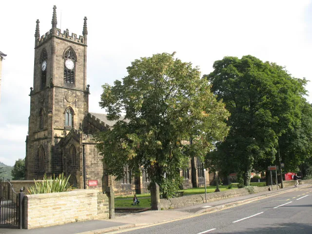 St Paul's church, Shipley, near to Saltaire, Bradford, Great Britain. Another view of <a href="https://www.geograph.org.uk/photo/435370">SE1437 : St Paul's Church - Kirkgate</a>, a grade II listed Anglican parish church built in 1823-1825.