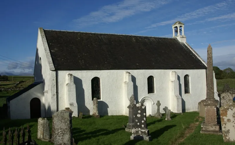 St Moluag's Cathedral, Lismore, Scotland. View from the south.