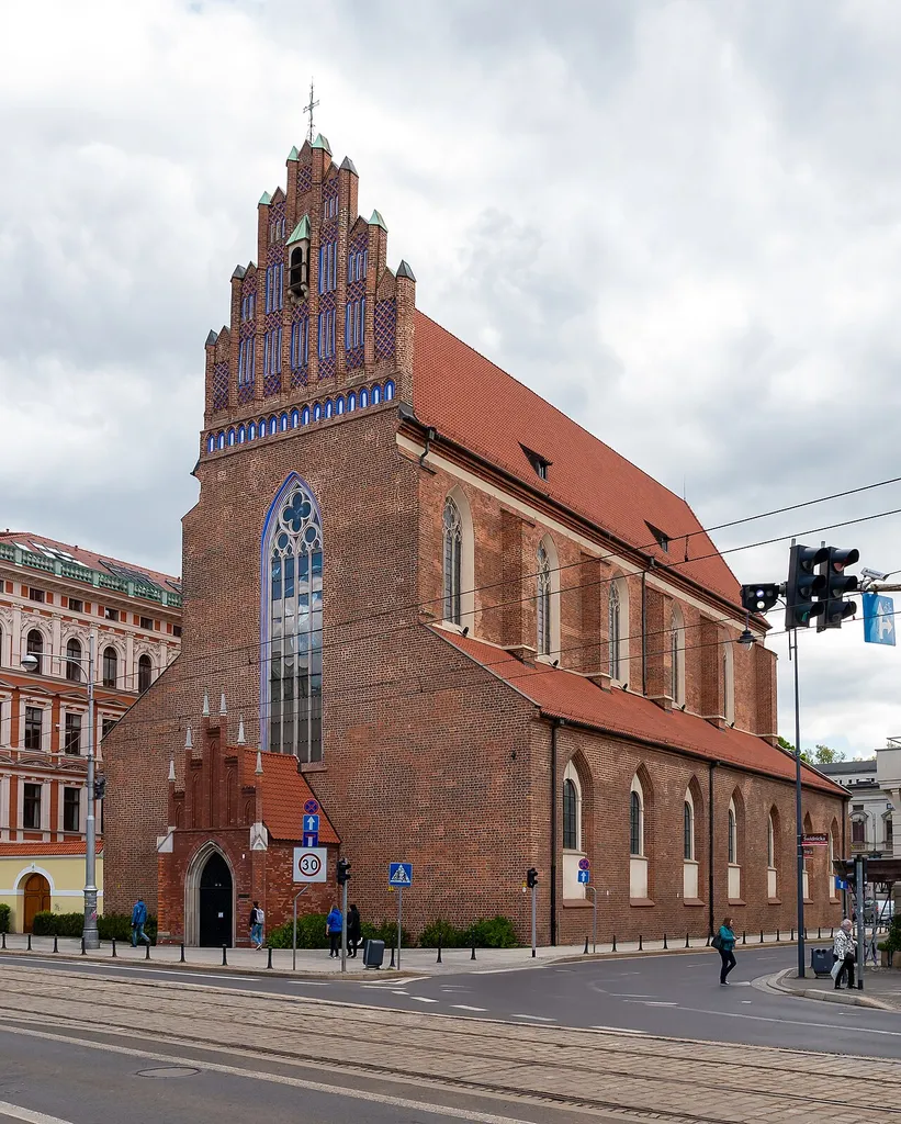 Corpus Christi church in the old town of Wrocław