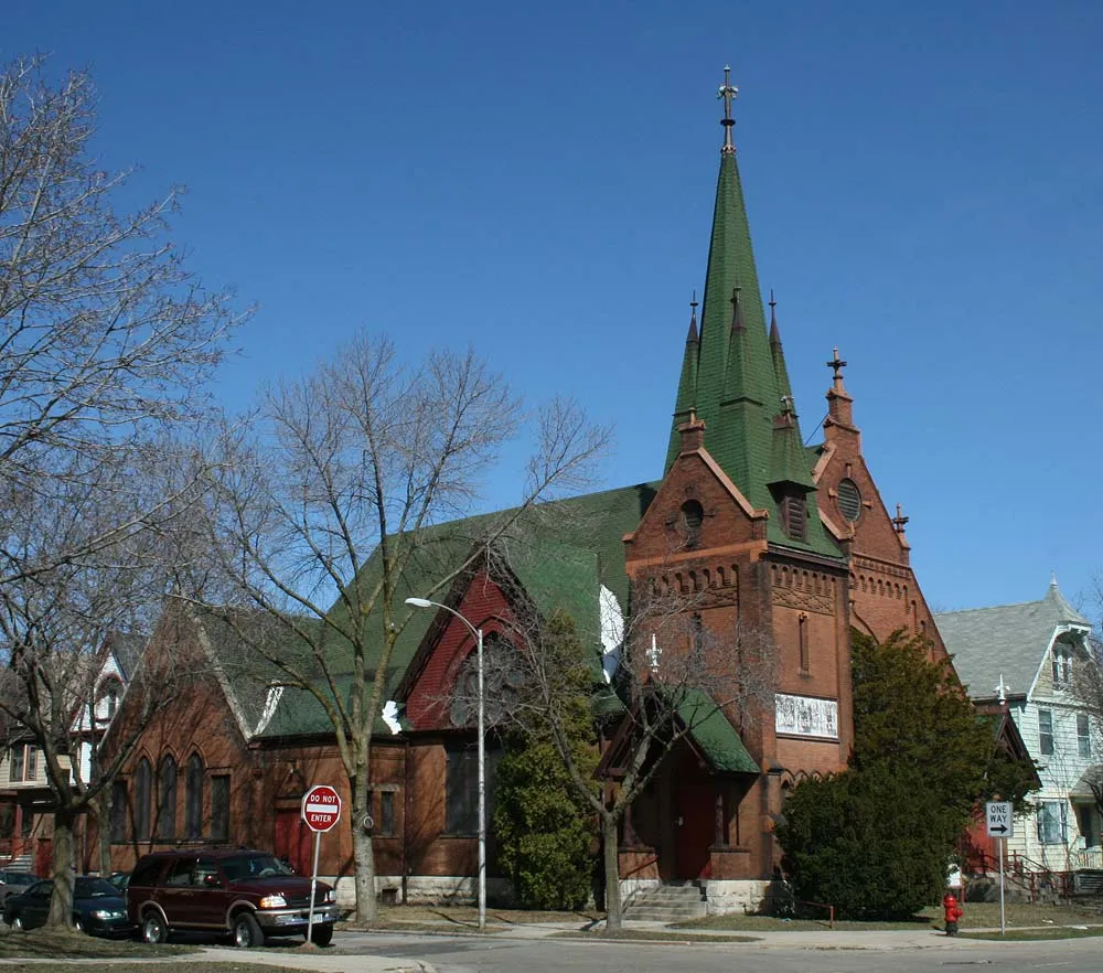 Highland Avenue Methodist Church, Milwaukee Wisconsin, National Register of Historic Places.