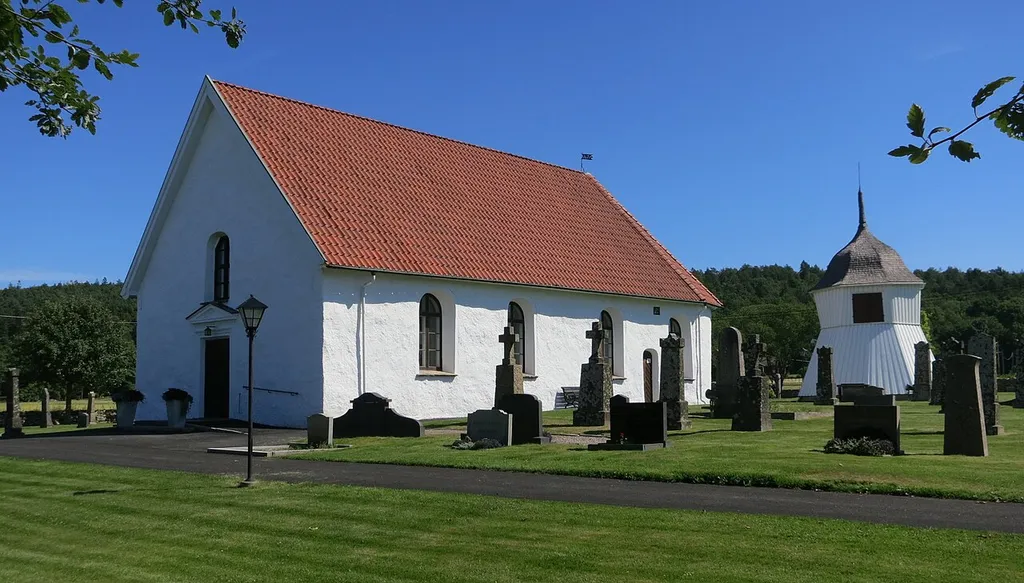 Stråvalla kyrka i norra Halland