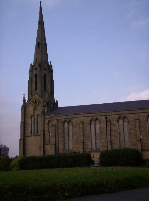 St Catharine's parish church, Wigan, Greater Manchester, seen from the southeast