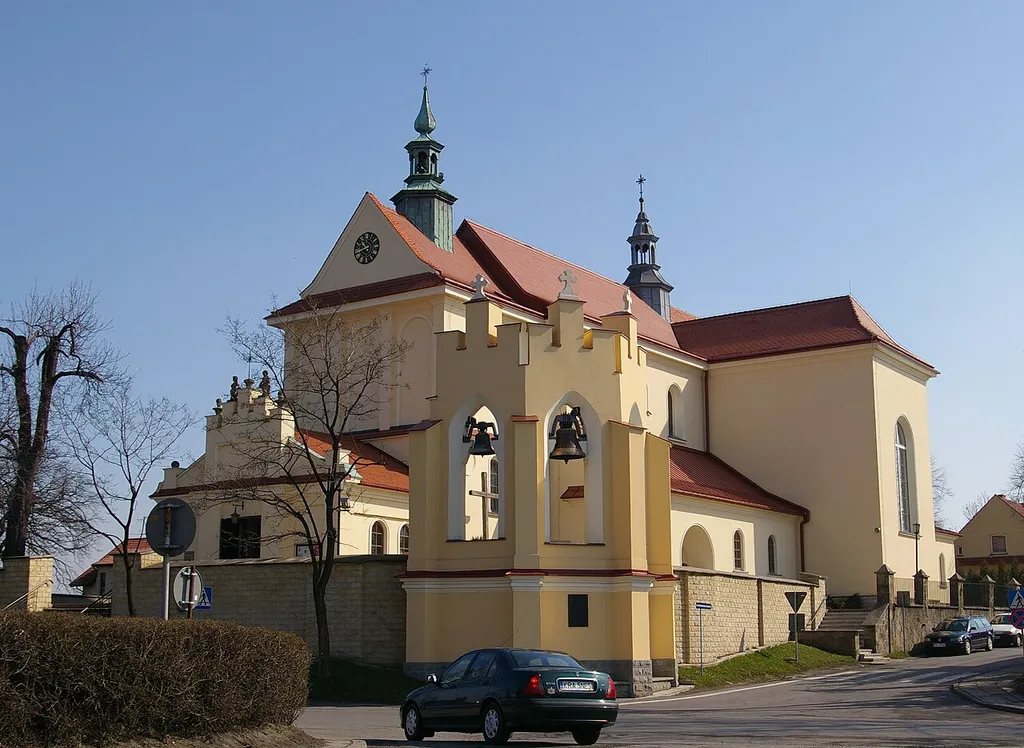 Parish church in Mogilany, Poland