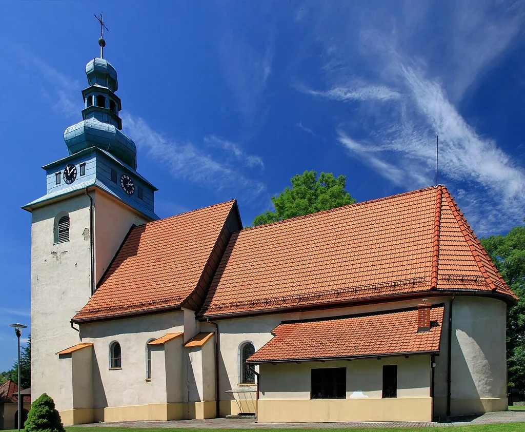 Górki Wielkie, All Saints parish church, build in 15th century, 1662