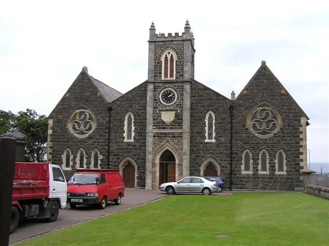 Holy Trinity Church of Ireland, Portrush. It is in the centre of the resort.