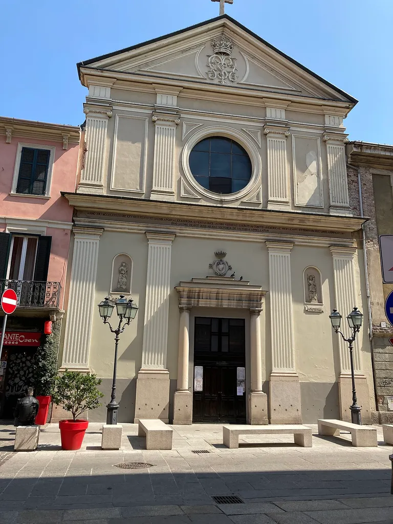 Facciata della chiesa di San Giacomo della Vittoria
