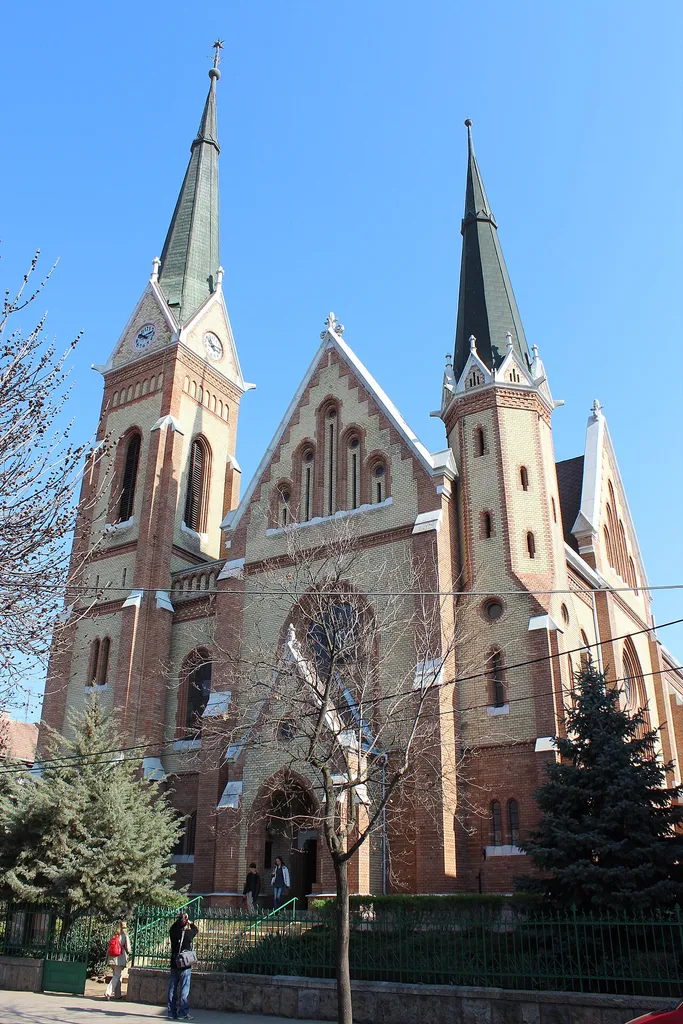 Reformed Church in Kőbánya, Budapest. Architect Lajos Schodits