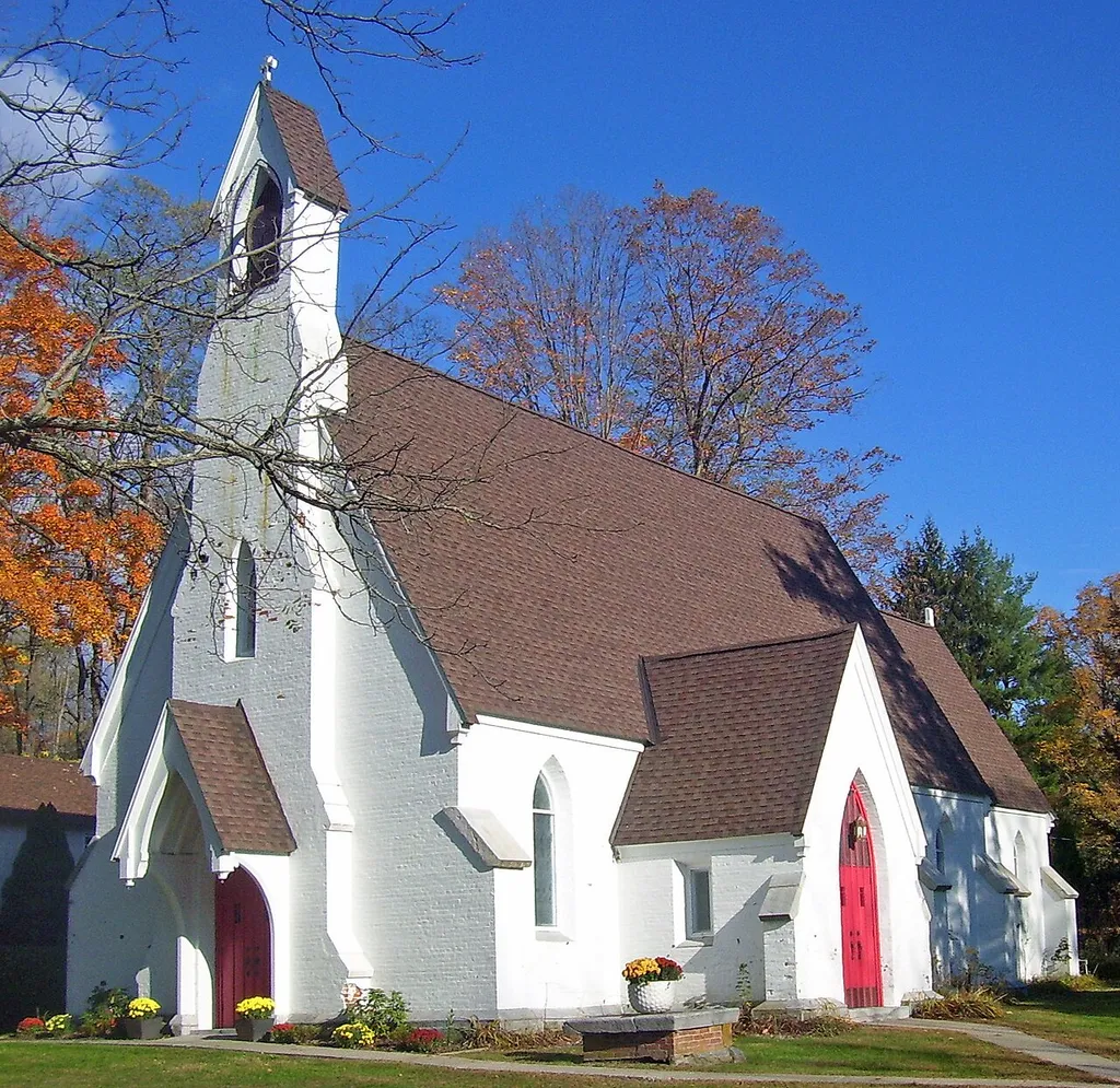 St. Thomas' Episcopal Church, Amenia Union, NY, USA, designed by Richard Upjohn