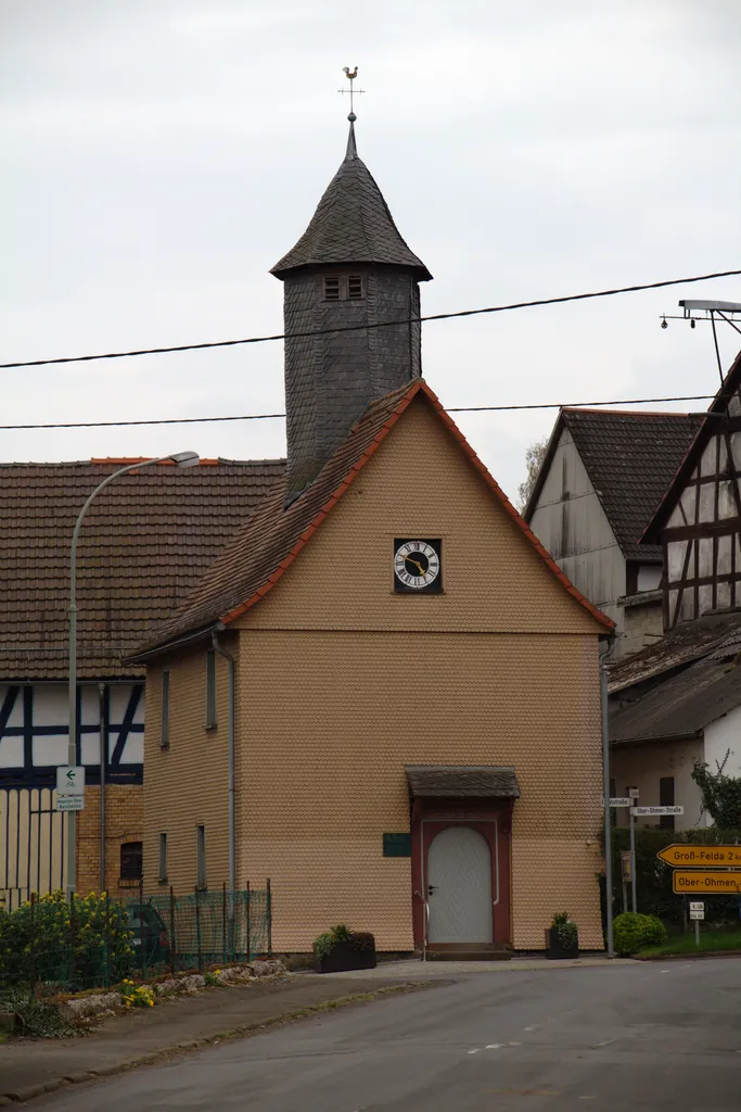 Protestant Church (Half-timbered) in Zeilbach Erlenstrasse, Feldatal, Hesse, Germany