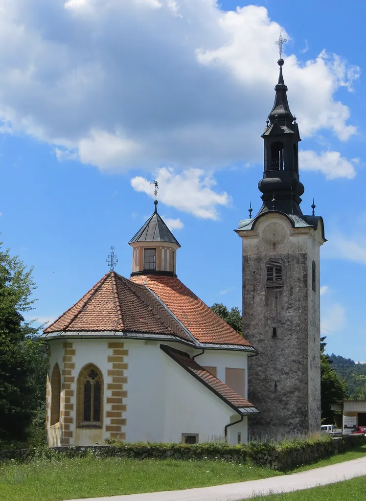 Saint Andrew's Church in Sveti Andrej, Municipality of Moravče, Slovenia