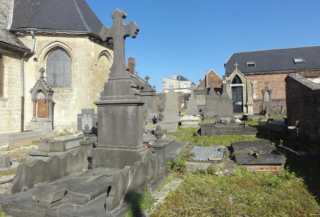 Depicted place: Paillencourt churchyard