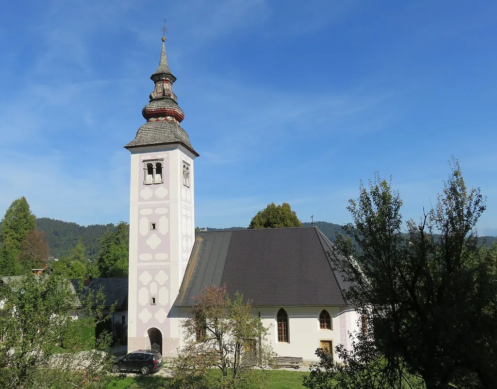 Saint Valentine's Church in Jarčje Brdo, Municipality of Gorenja Vas–Poljane, Slovenia