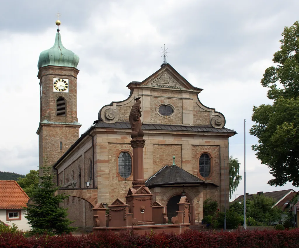 The catholic parish church of St. Antonius in Rottenberg