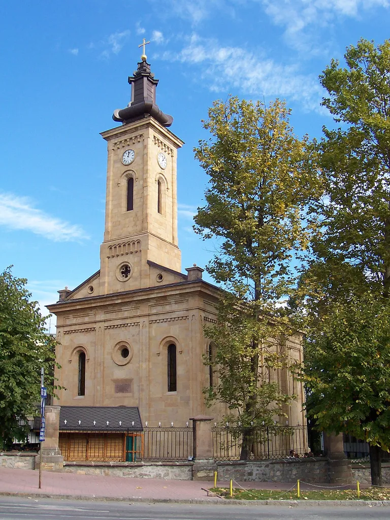 Church of Holy Trinity in Gornji Milanovac. Copyright 2006 by Nikola Smolenski.