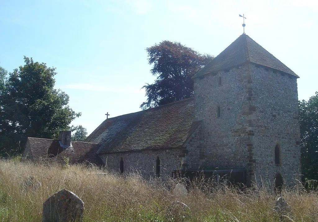 St Michael the Archangel parish church, South Malling, Lewes, East Sussex, seen from the northwest