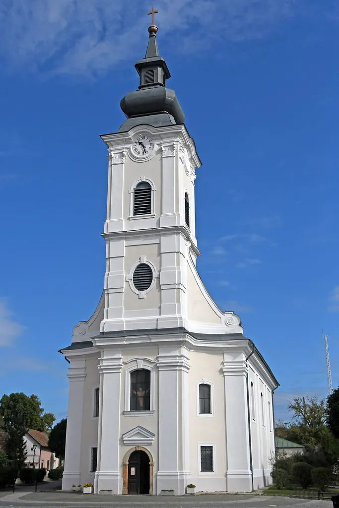 Roman Catholic church in Szob, Hungary