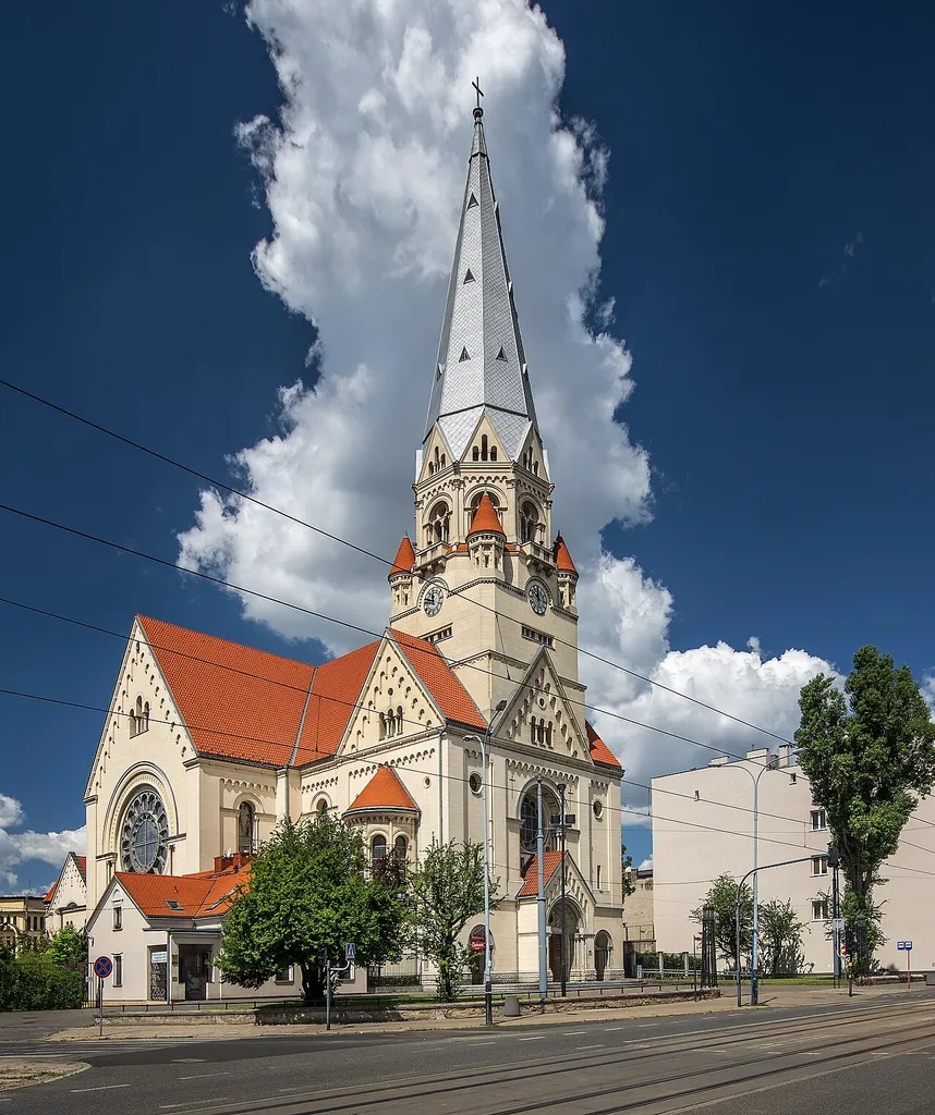 Łódź, kościół ewangelicko-augsburski św. Mateusza, 1909–1928
