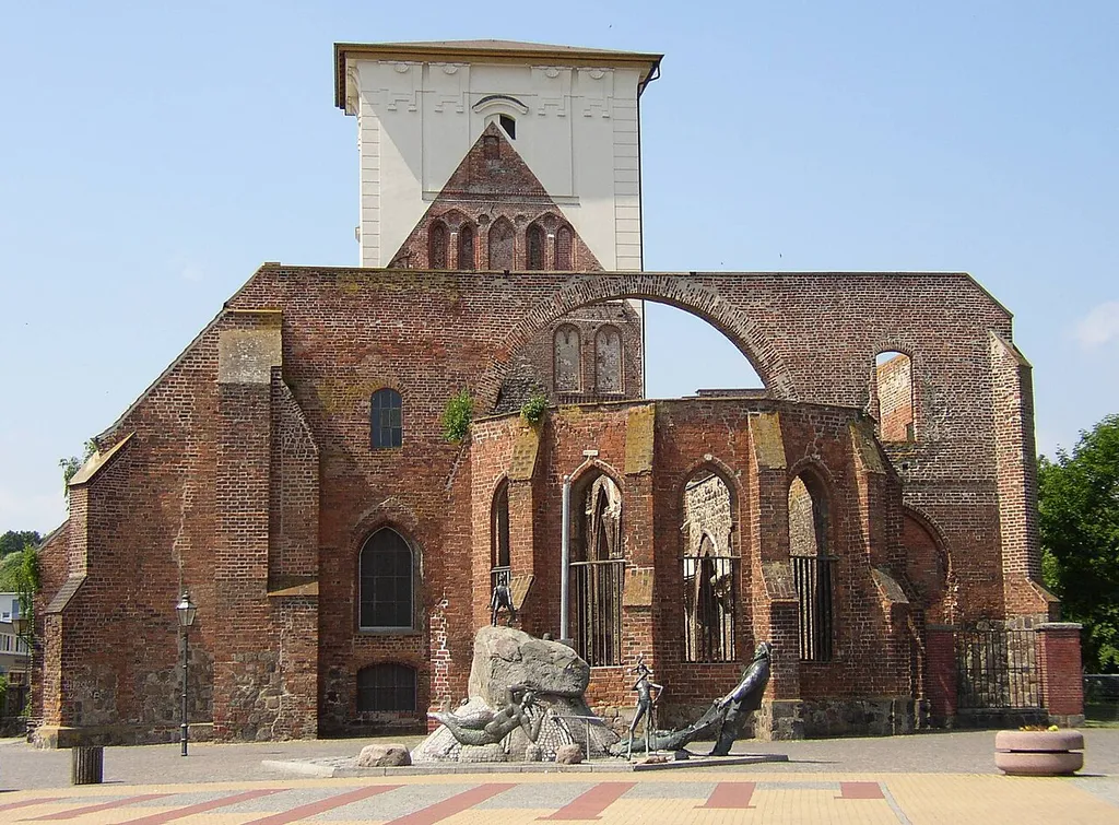 Church in Wriezen in Brandenburg, Germany