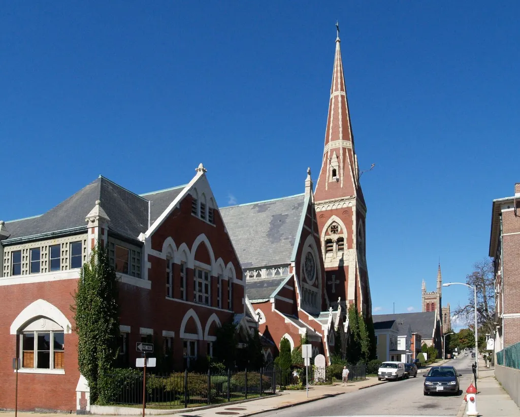 Central Congregational Church, Rock Street, Fall River, Massachusetts (now the International Culinary Arts Institute)