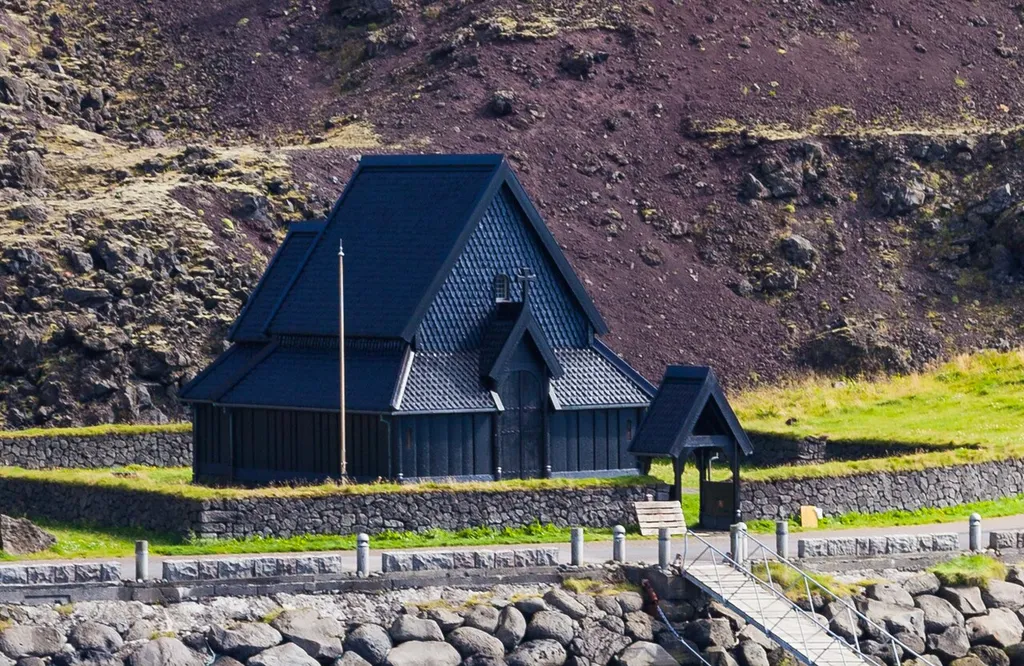 Heimaey stave church, Westman Islands, Suðurland, Iceland