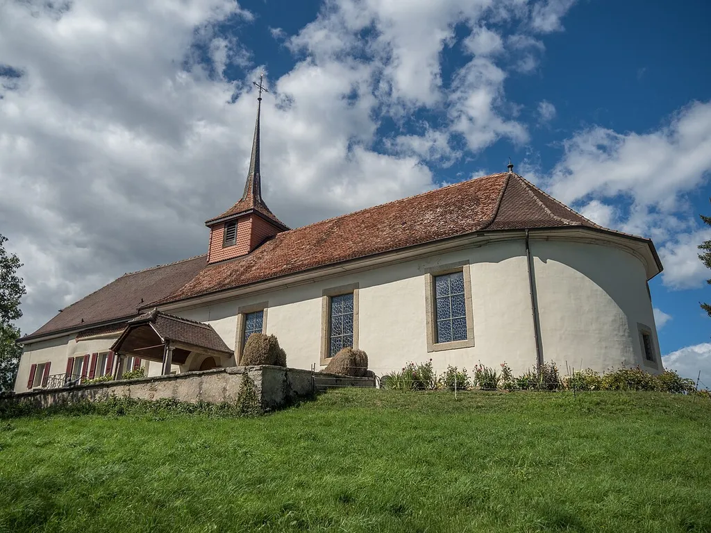 Church Notre-Dame de Tours, Montagny, Canton of Fribourg, Switzerland