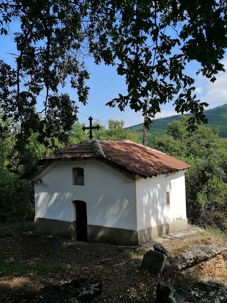 View of the St. Nicholas Church in the village Rasteš