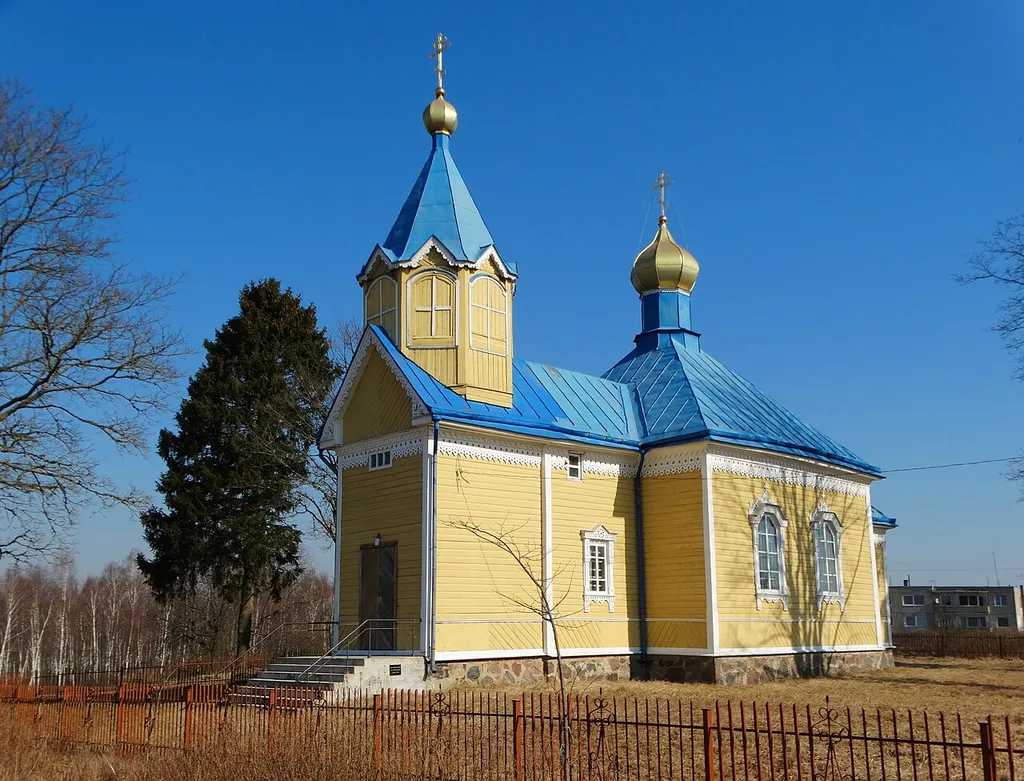 Orthodox church in Kaunatava, Telšiai district, Lithuania