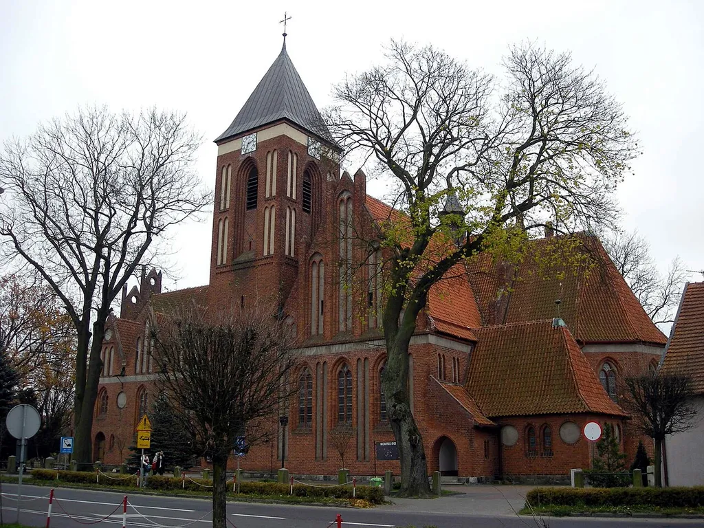 The church in Czersk, Poland.