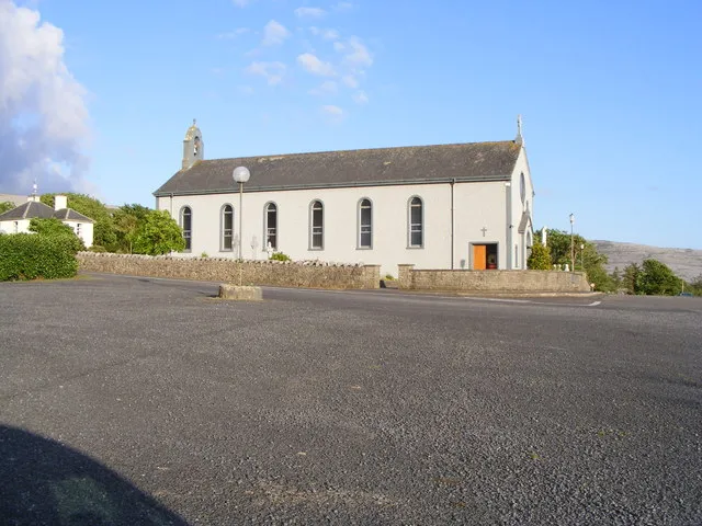 St Patrick's Church - Behagh Townland Churches are attractive subjects because they have large car parks to get off busy narrow roads.