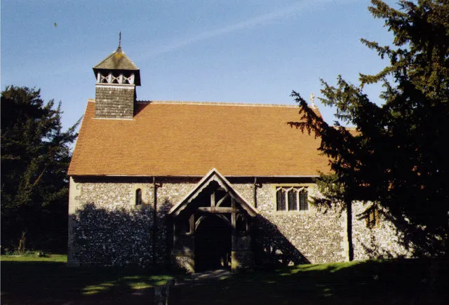 Church of England parish church of St Mary the Virgin, Upton, Oxfordshire (formerly Berkshire), seen from the south