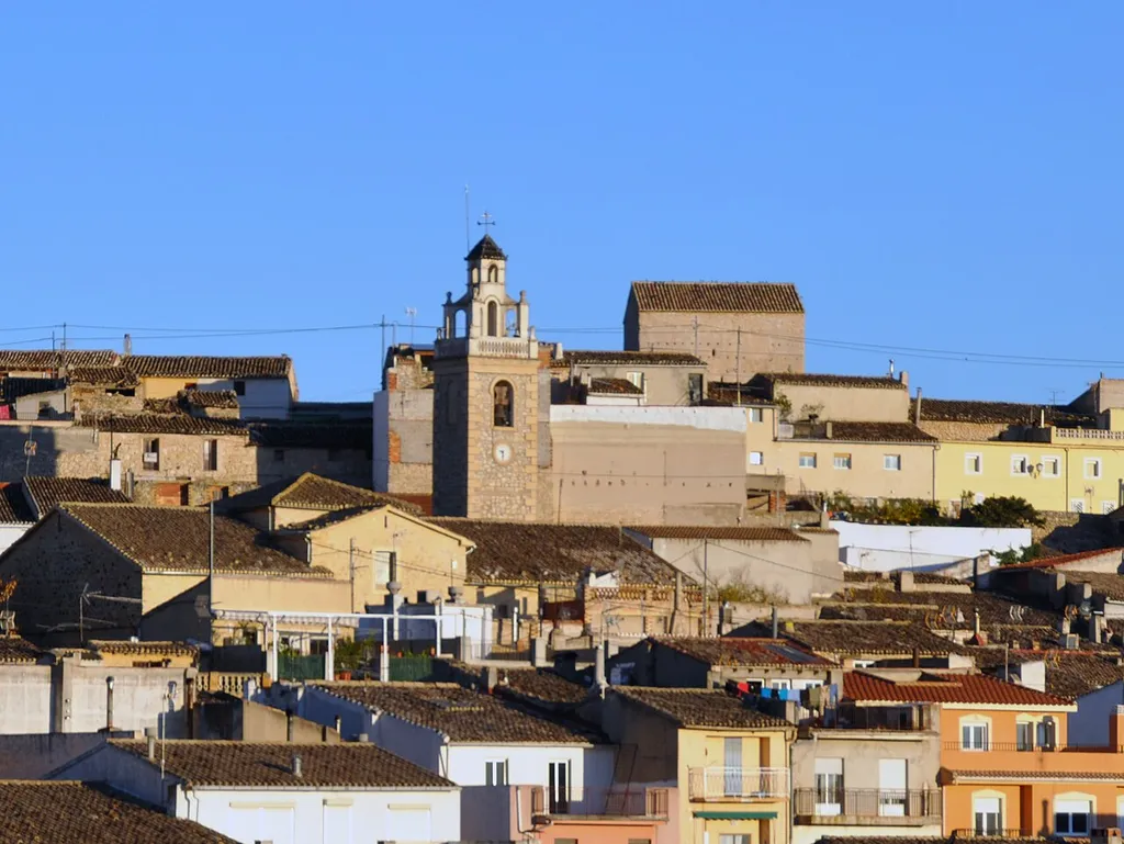Torremanzanas (Espagne). Vue prise vers l'est