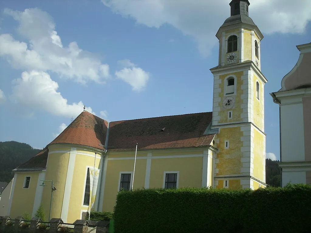 Kath. Pfarrkirche zum hl. Erhard in Wartberg im Mürztal/Österreich.