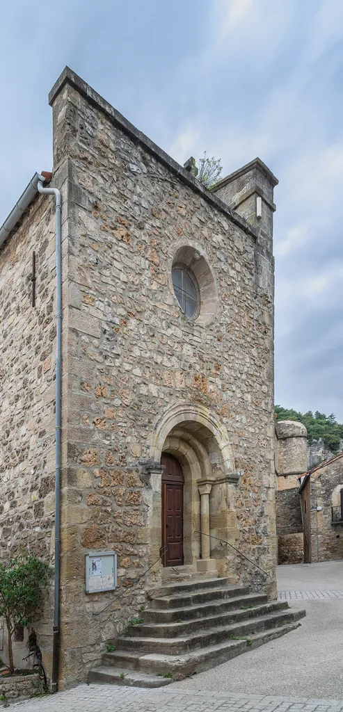 Church of the Nativity of Saint John the Baptist in Pégairolles-de-l'Escalette, Hérault, France