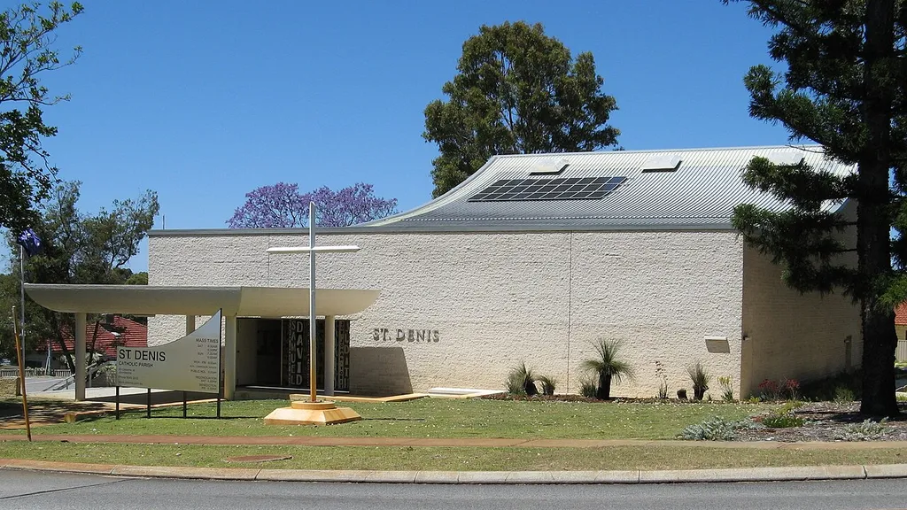 St Denis Church, Joondanna, Australia, from the front