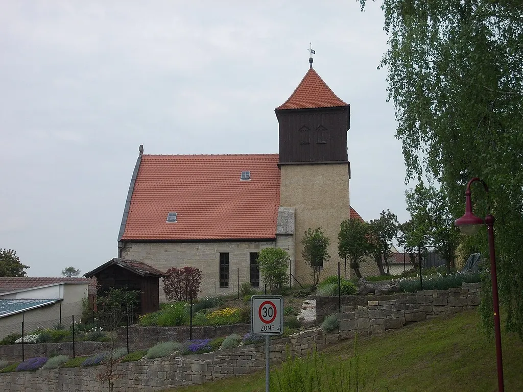 St.George's Church in Niedermöllern (Lanitz-Hassel-Tal, district: Burgenlandkreis, Saxony-Anhalt)