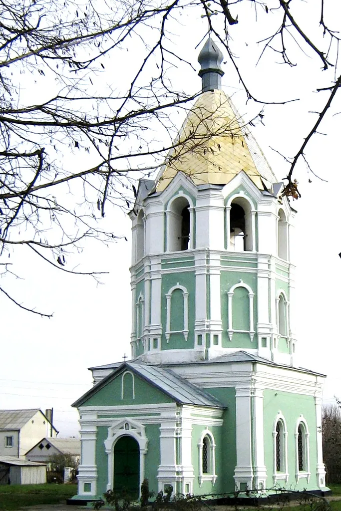A tented roof church — St Barbara in Kytaihorod, Dnipropetrovsk Oblast, Ukraine.