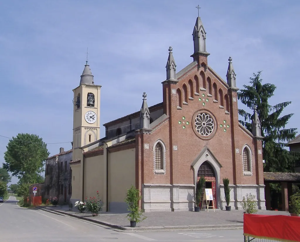 St George church in Maccastorna, Italy.