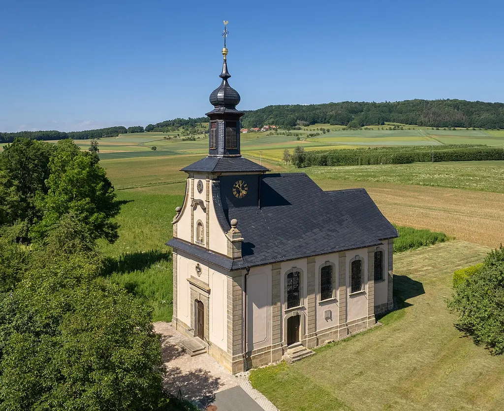 Former pilgrimage church of St. John the Baptist in Schweisdorf