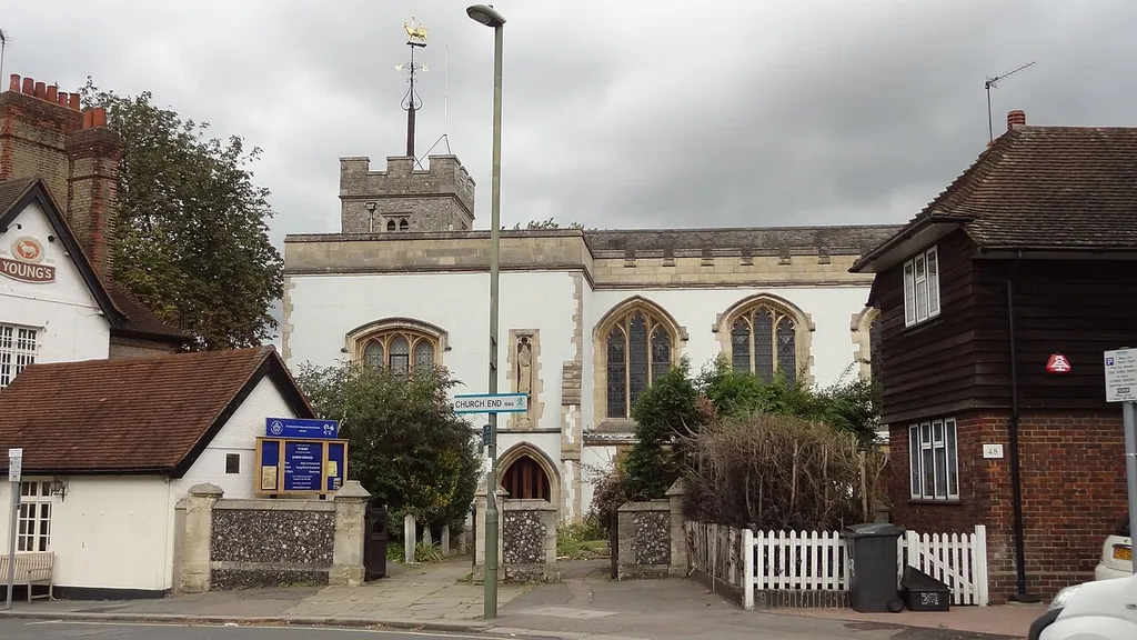 Exterior of St Mary's Church Hendon, Barnet, London