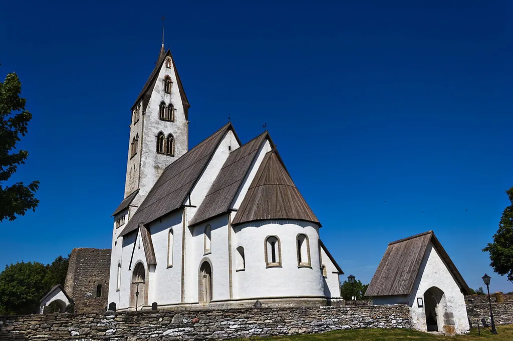 Igrexa de Gothem, na illa sueca de Gotland.