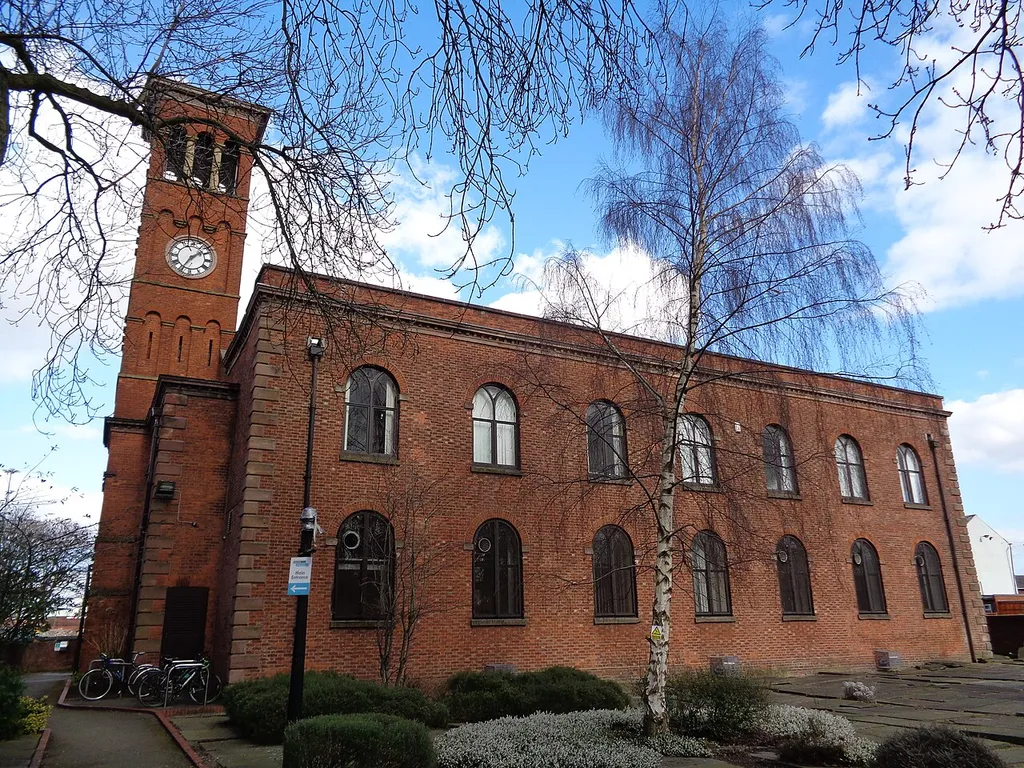 St Thomas Centre, Ardwick Green North, Manchester, seen from the southwest